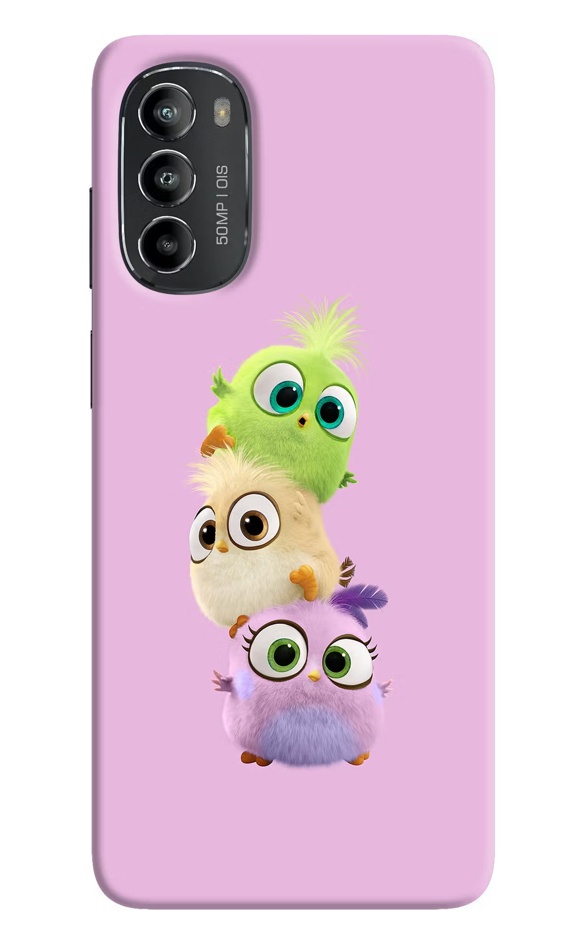 Cute Little Birds Moto G82 5G Hard Case Back Cover by Casekaro
