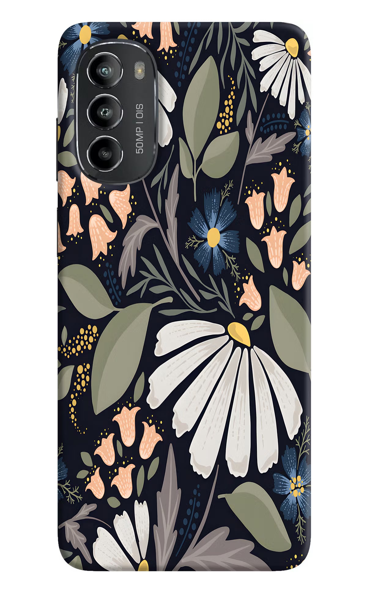 Flowers Art Moto G82 5G Hard Case Back Cover by Casekaro
