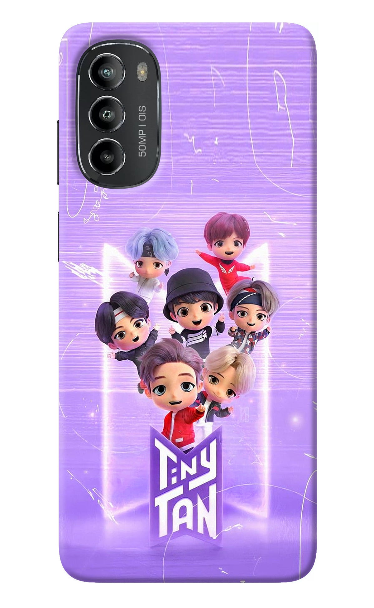 BTS Tiny Tan Moto G82 5G Back Cover