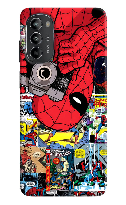 Spider Man Moto G82 5G Hard Case Back Cover by Casekaro