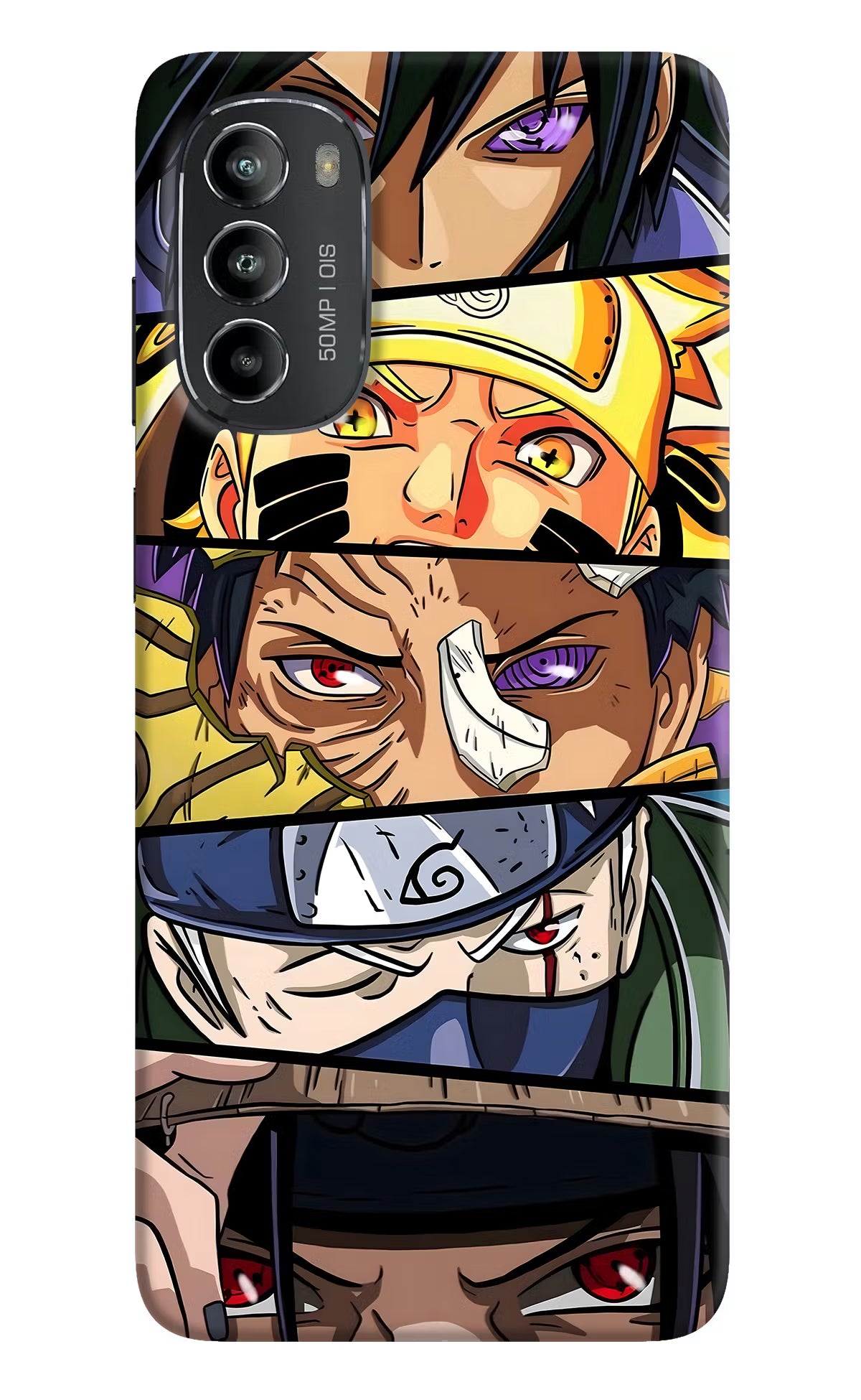 Naruto Character Moto G82 5G Hard Case Back Cover by Casekaro