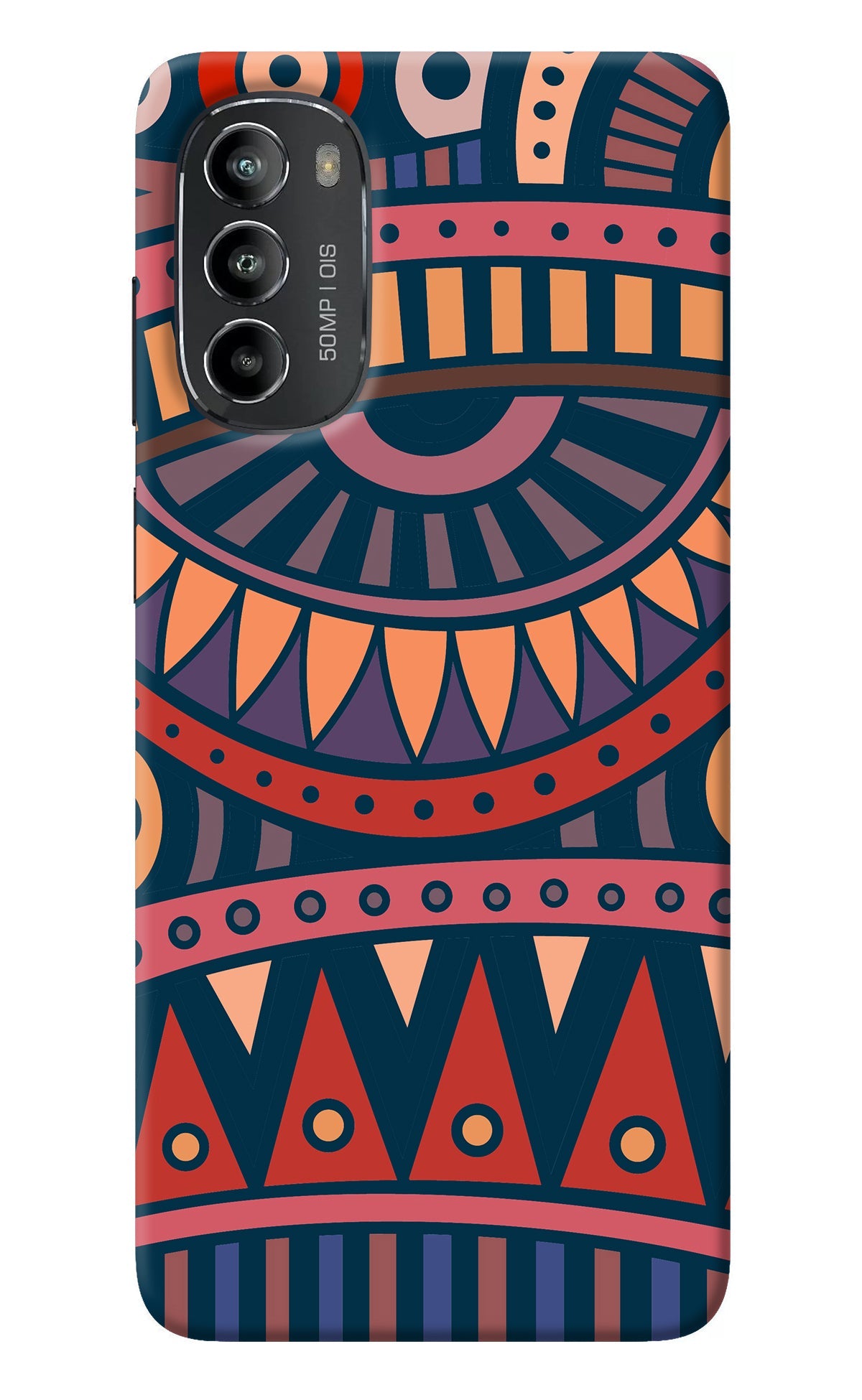 African Culture Design Moto G82 5G Back Cover