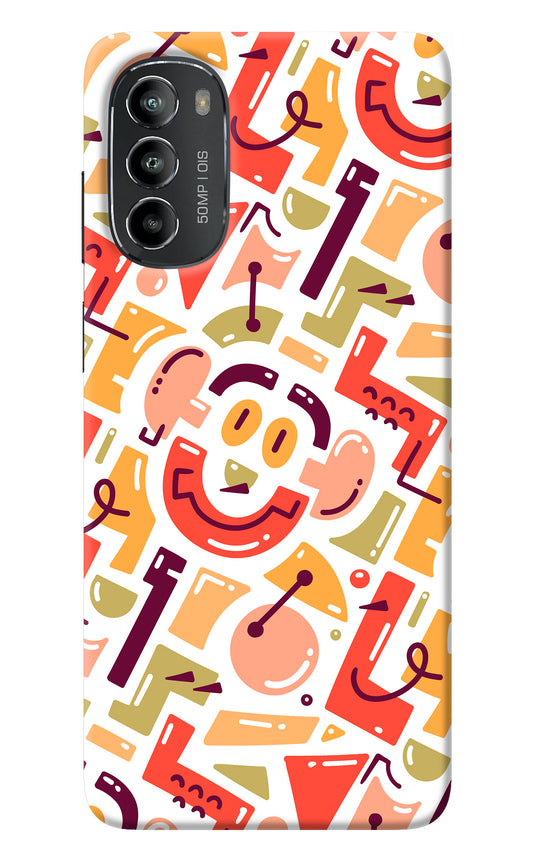 Doodle Pattern Moto G82 5G Back Cover