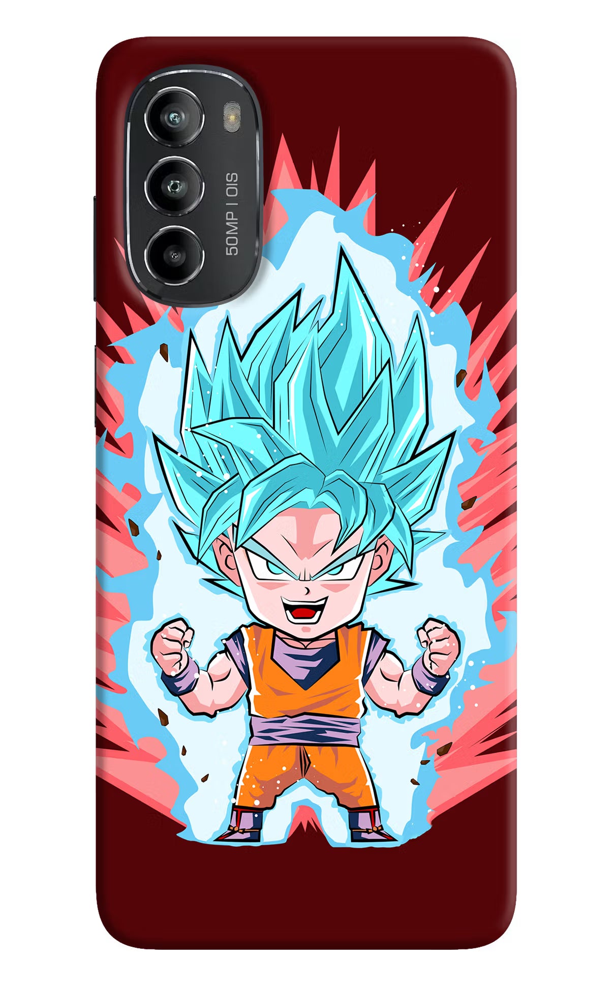 Goku Little Moto G82 5G Hard Case Back Cover by Casekaro