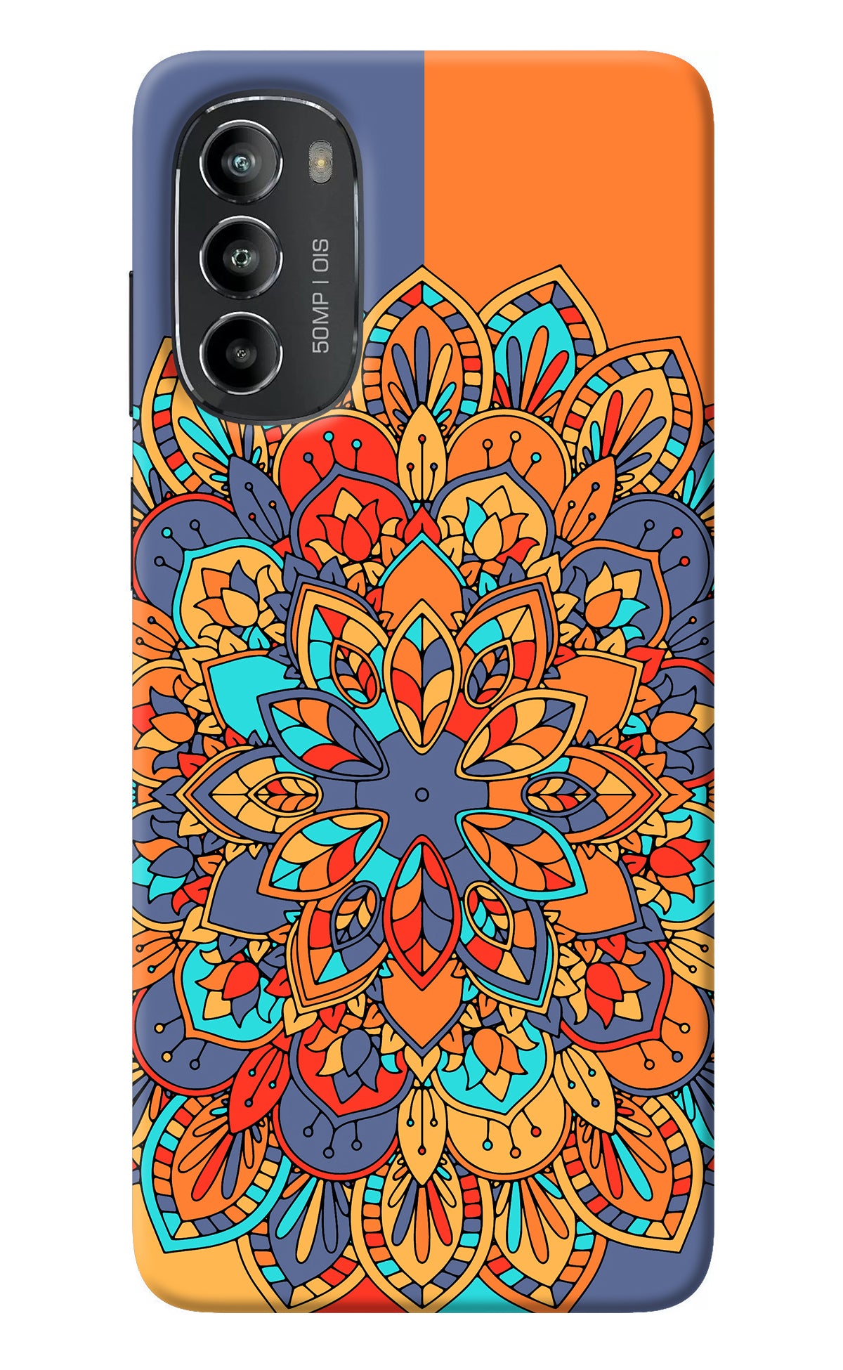 Color Mandala Moto G82 5G Back Cover