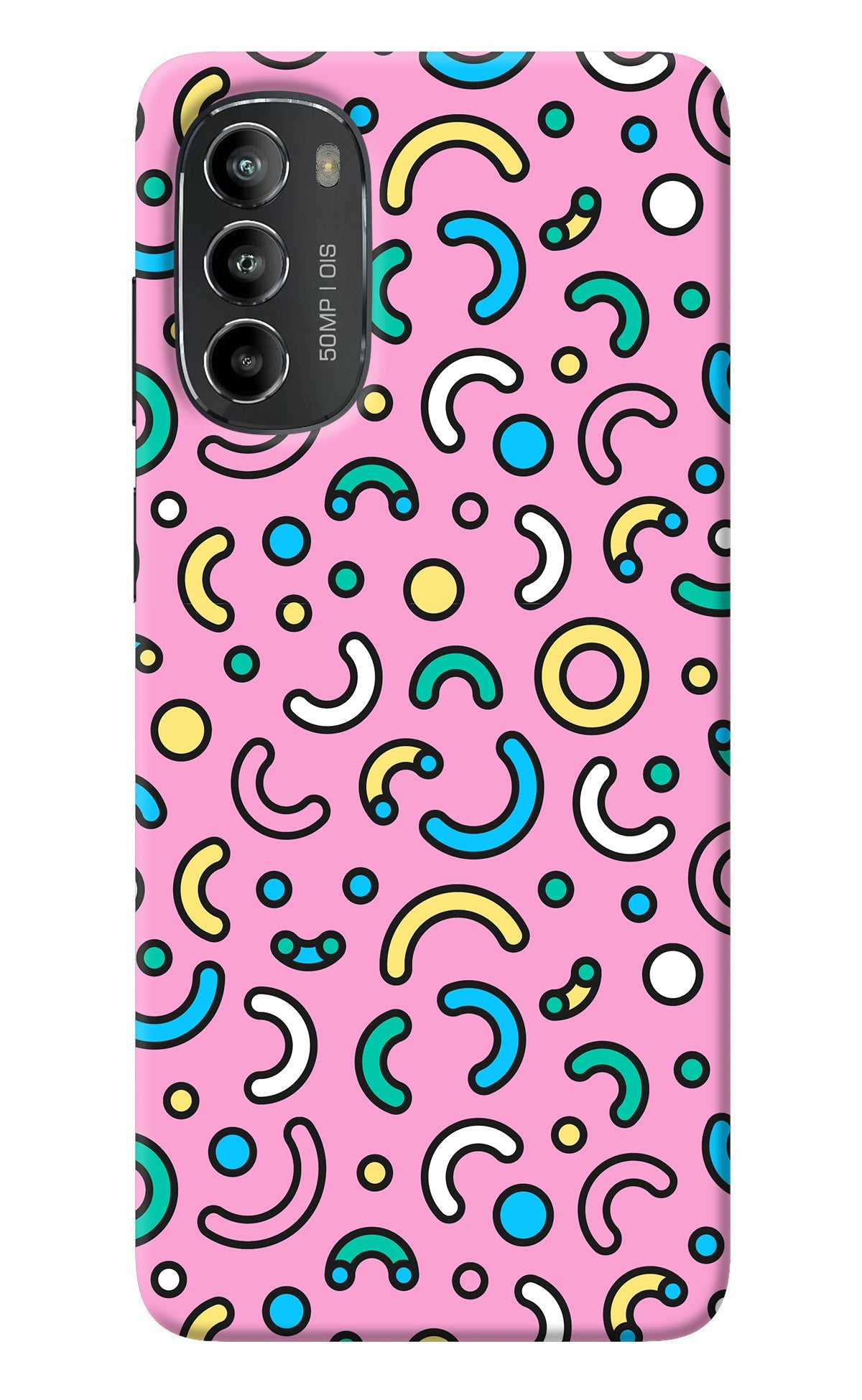 Memphis Design Moto G82 5G Back Cover