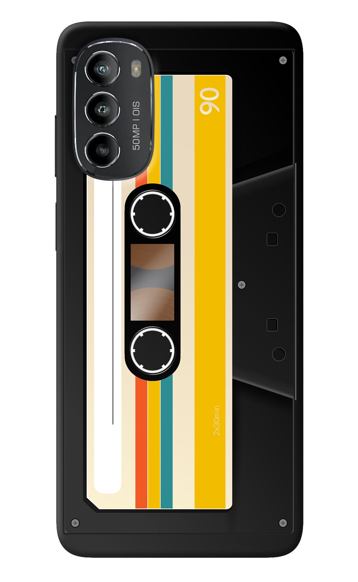 Tape Cassette Moto G82 5G Back Cover