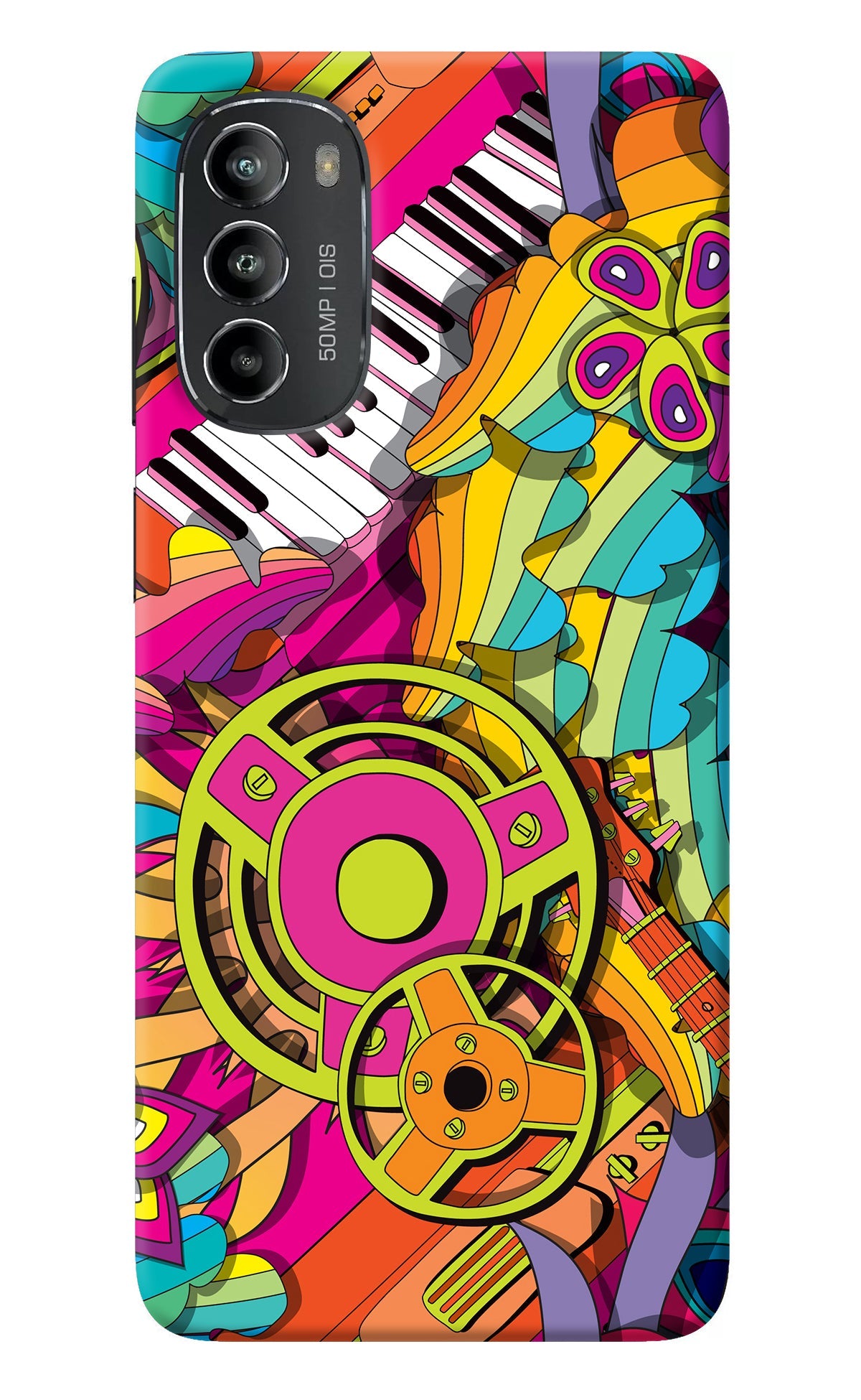 Music Doodle Moto G82 5G Back Cover