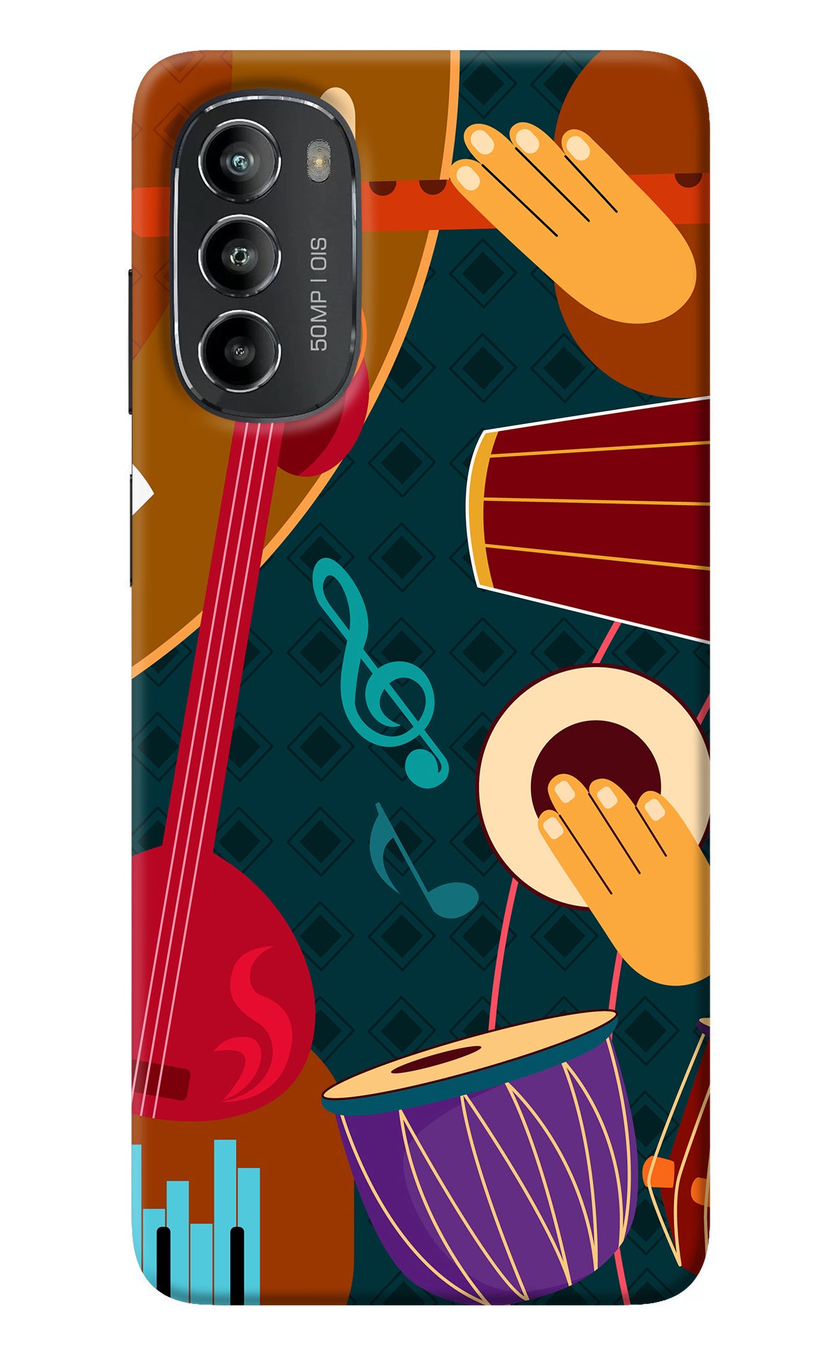 Music Instrument Moto G82 5G Back Cover