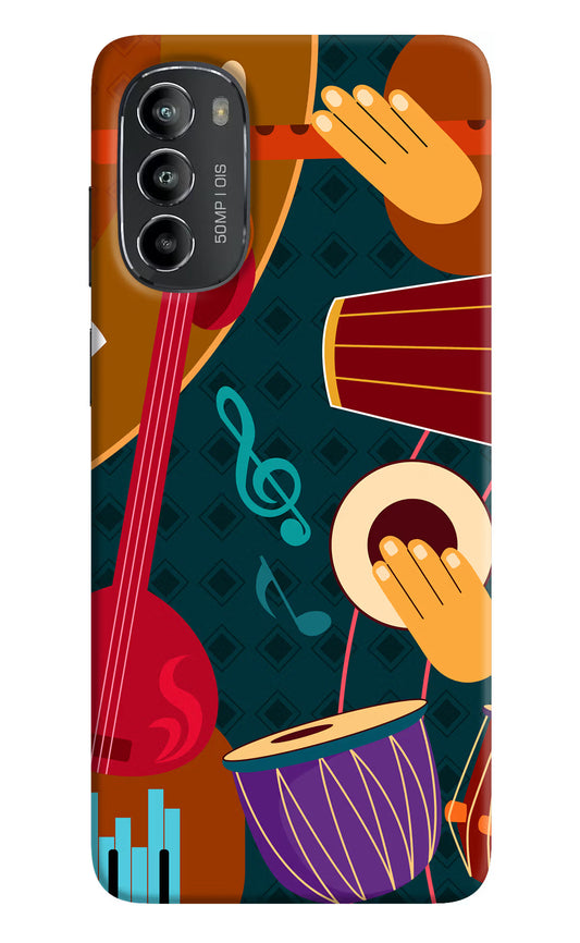 Music Instrument Moto G82 5G Hard Case Back Cover by Casekaro