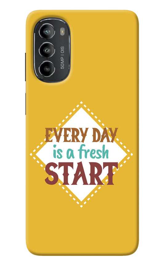 Every day is a Fresh Start Moto G82 5G Back Cover