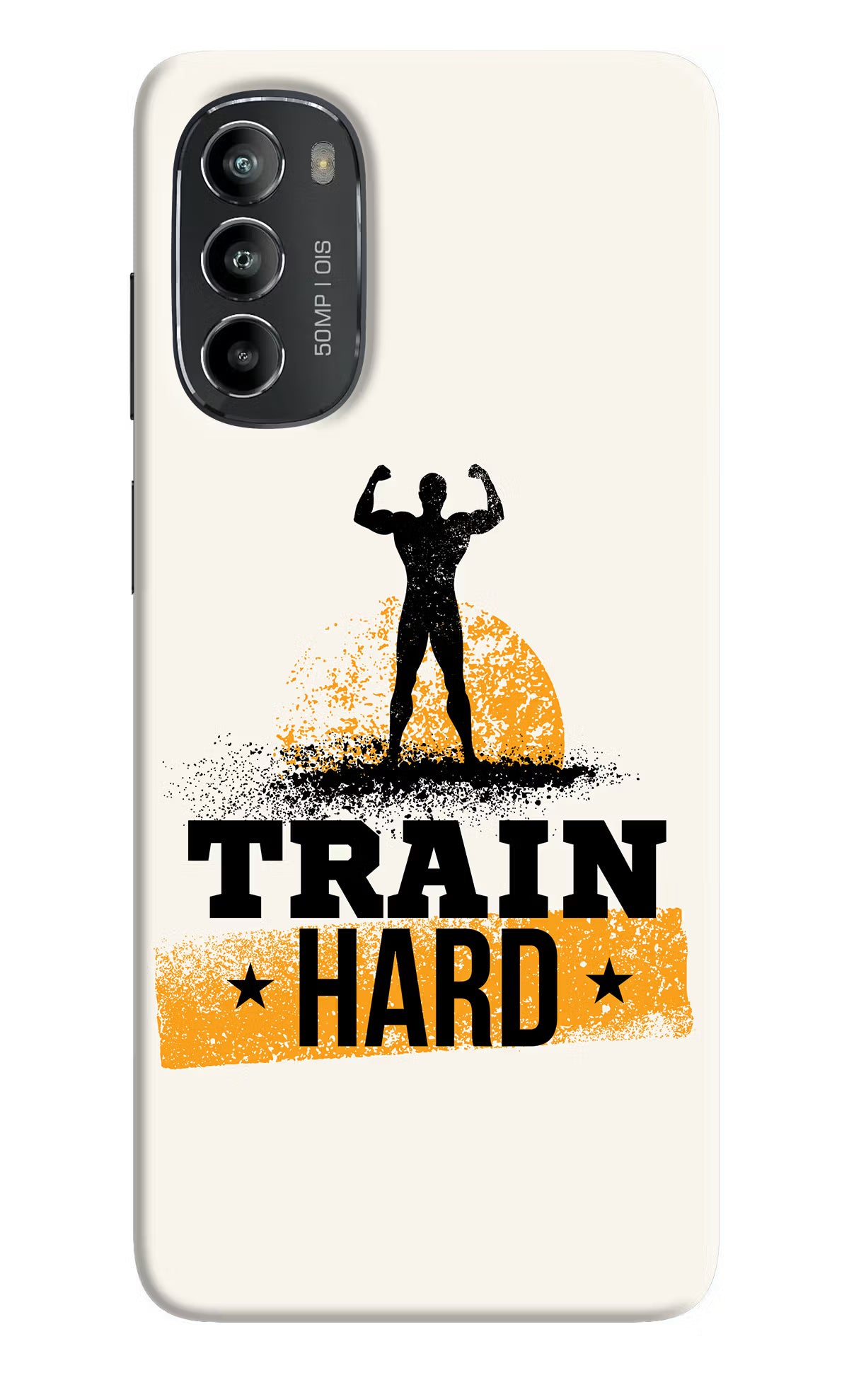 Train Hard Moto G82 5G Hard Case Back Cover by Casekaro