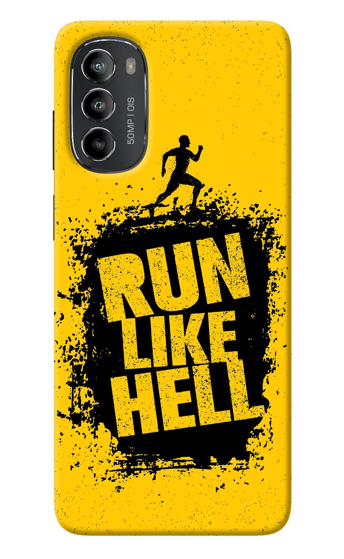 Run Like Hell Moto G82 5G Back Cover