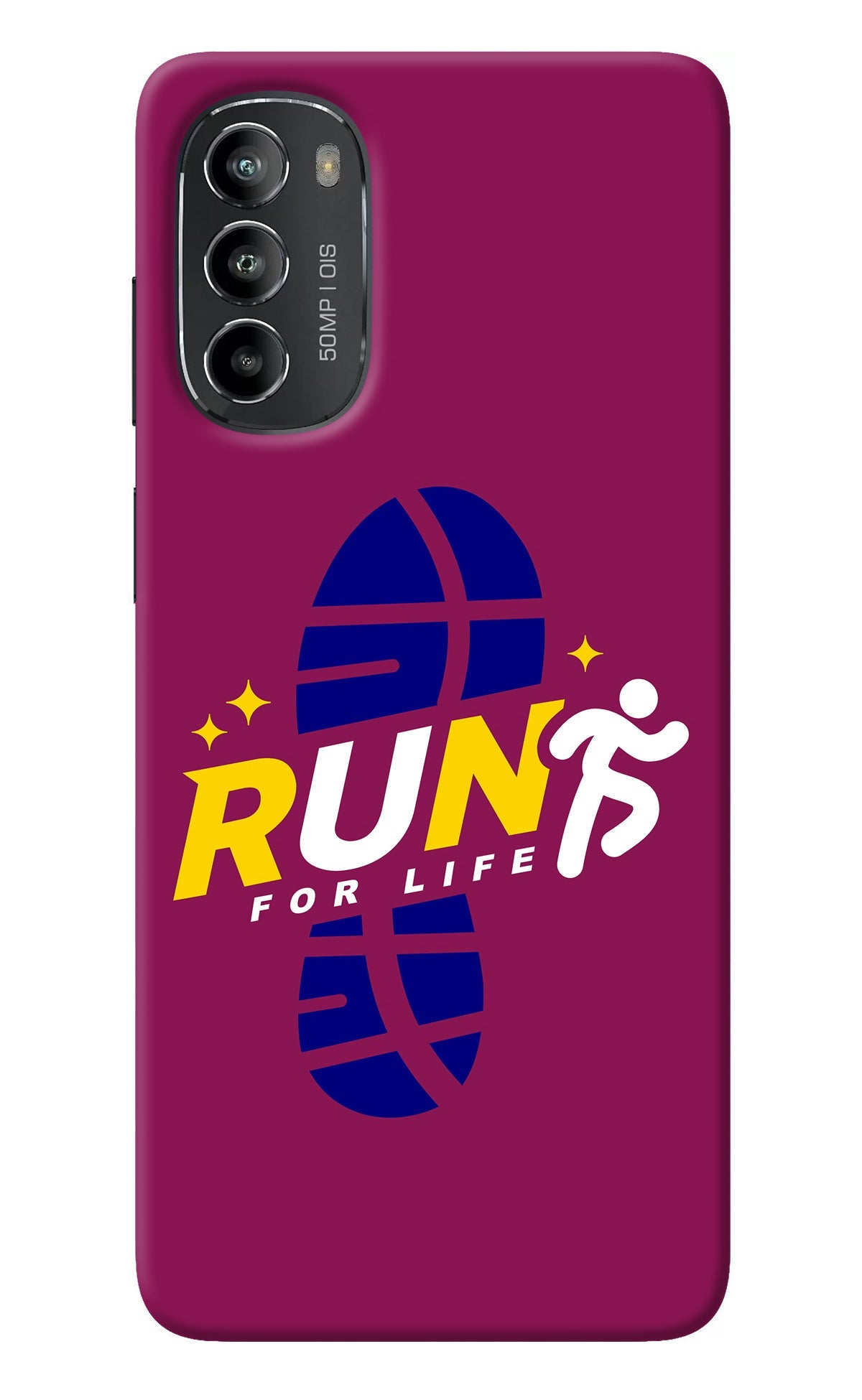 Run for Life Moto G82 5G Back Cover