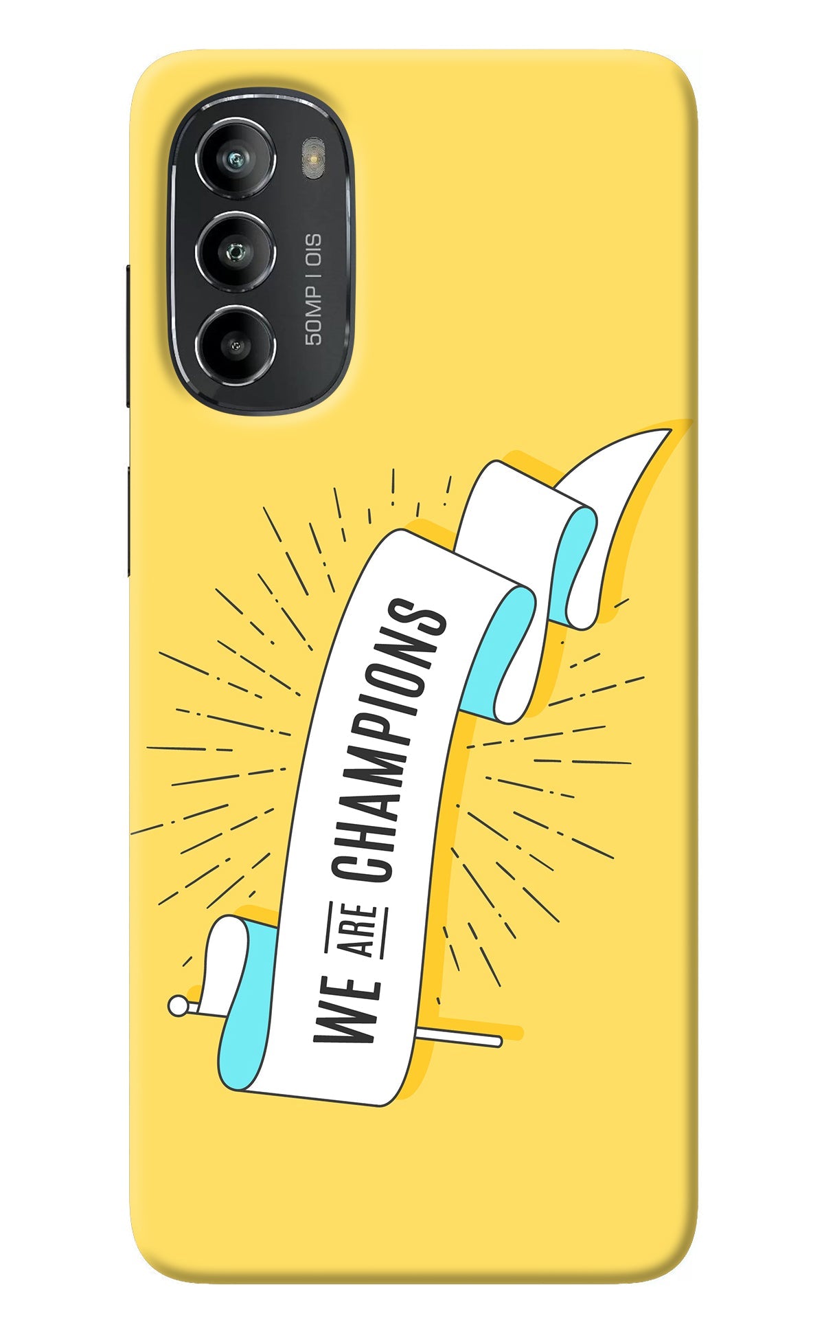 We are Champions Moto G82 5G Back Cover