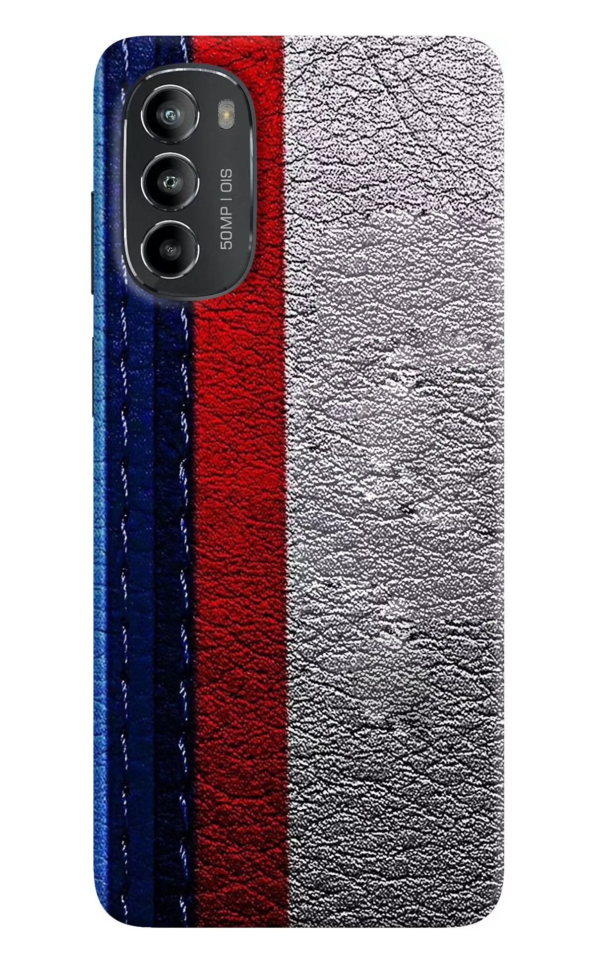BMW Stripes Moto G82 5G Hard Case Back Cover by Casekaro
