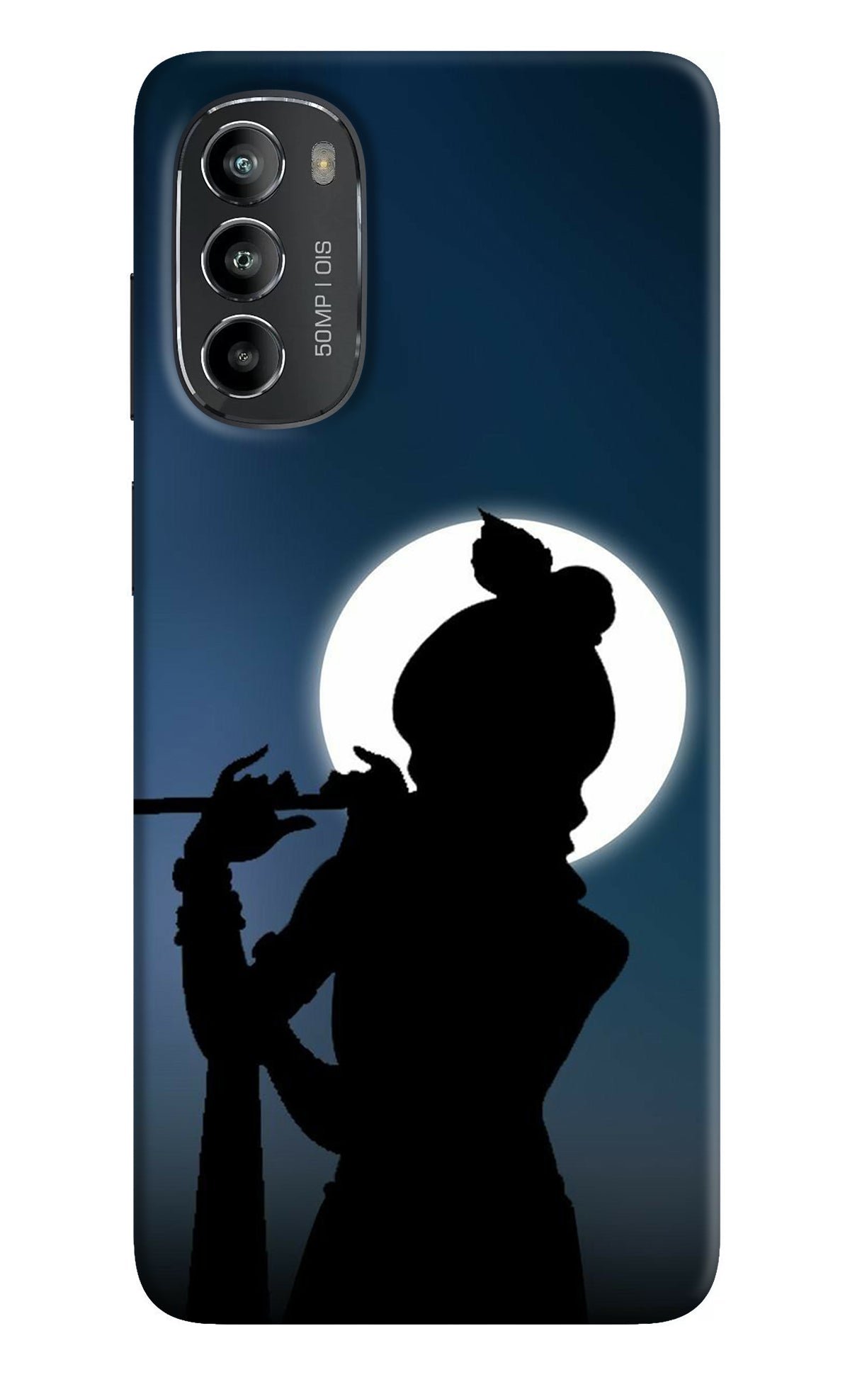 Shri Krishna Silhouette Moto G82 5G Back Cover