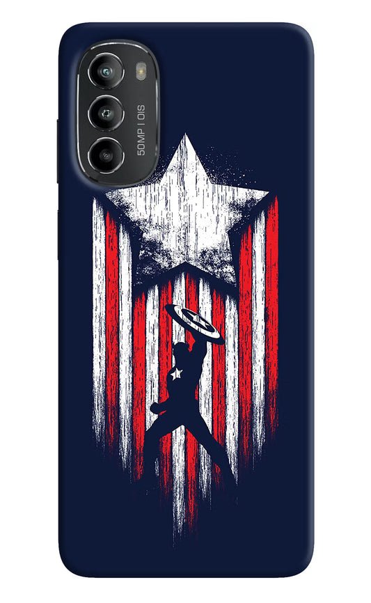 Captain America Marvel Art Moto G82 5G Hard Case Back Cover by Casekaro