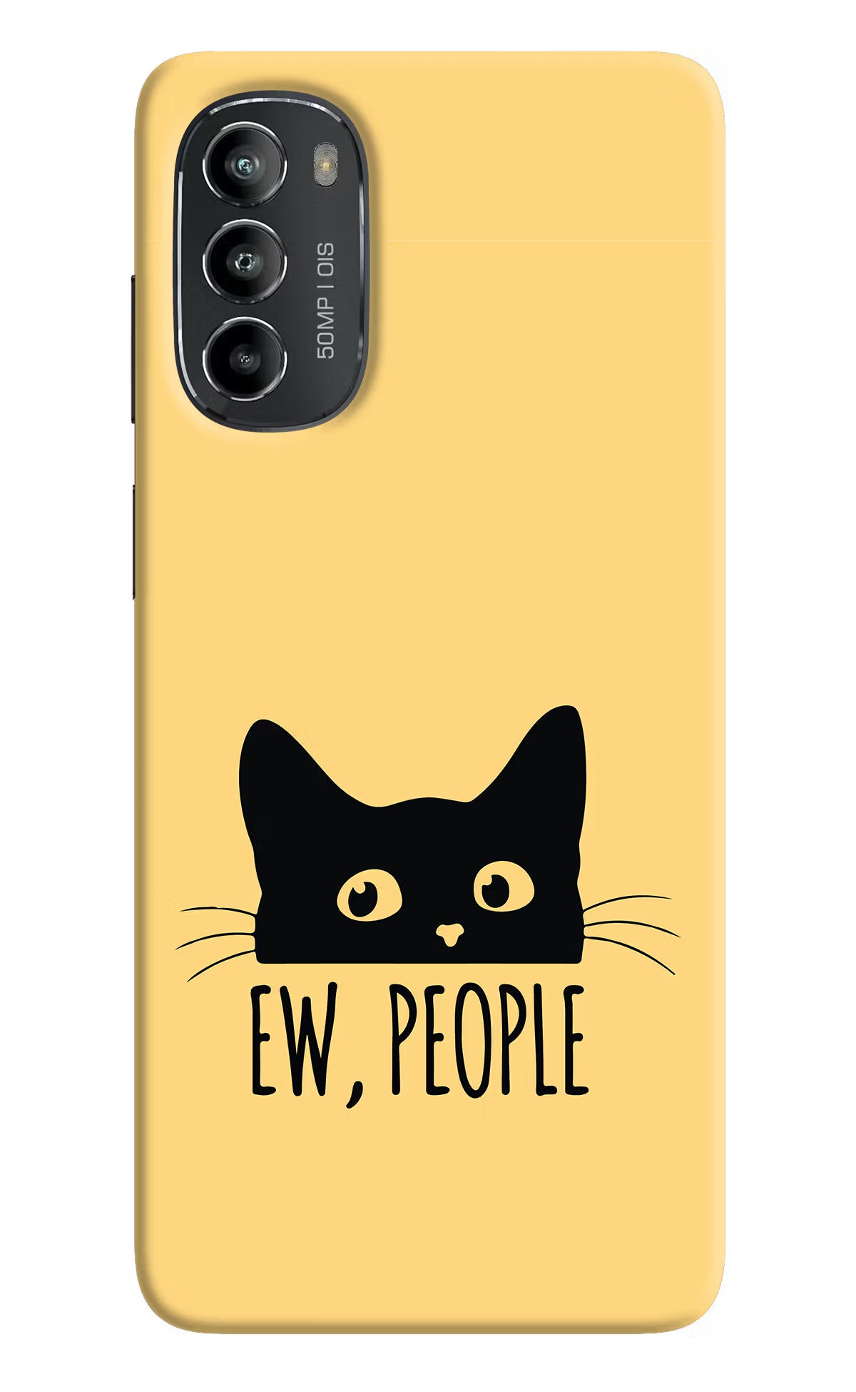 Ew People Catitude Moto G82 5G Hard Case Back Cover by Casekaro