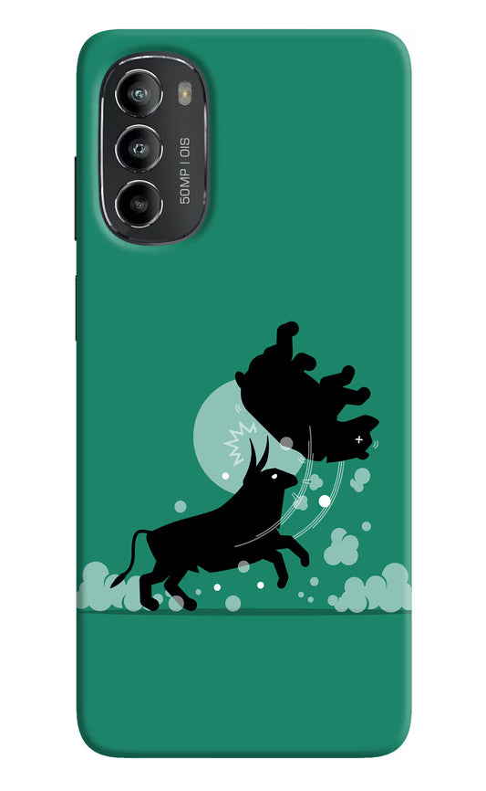 Bull Conqueror Moto G82 5G Hard Case Back Cover by Casekaro