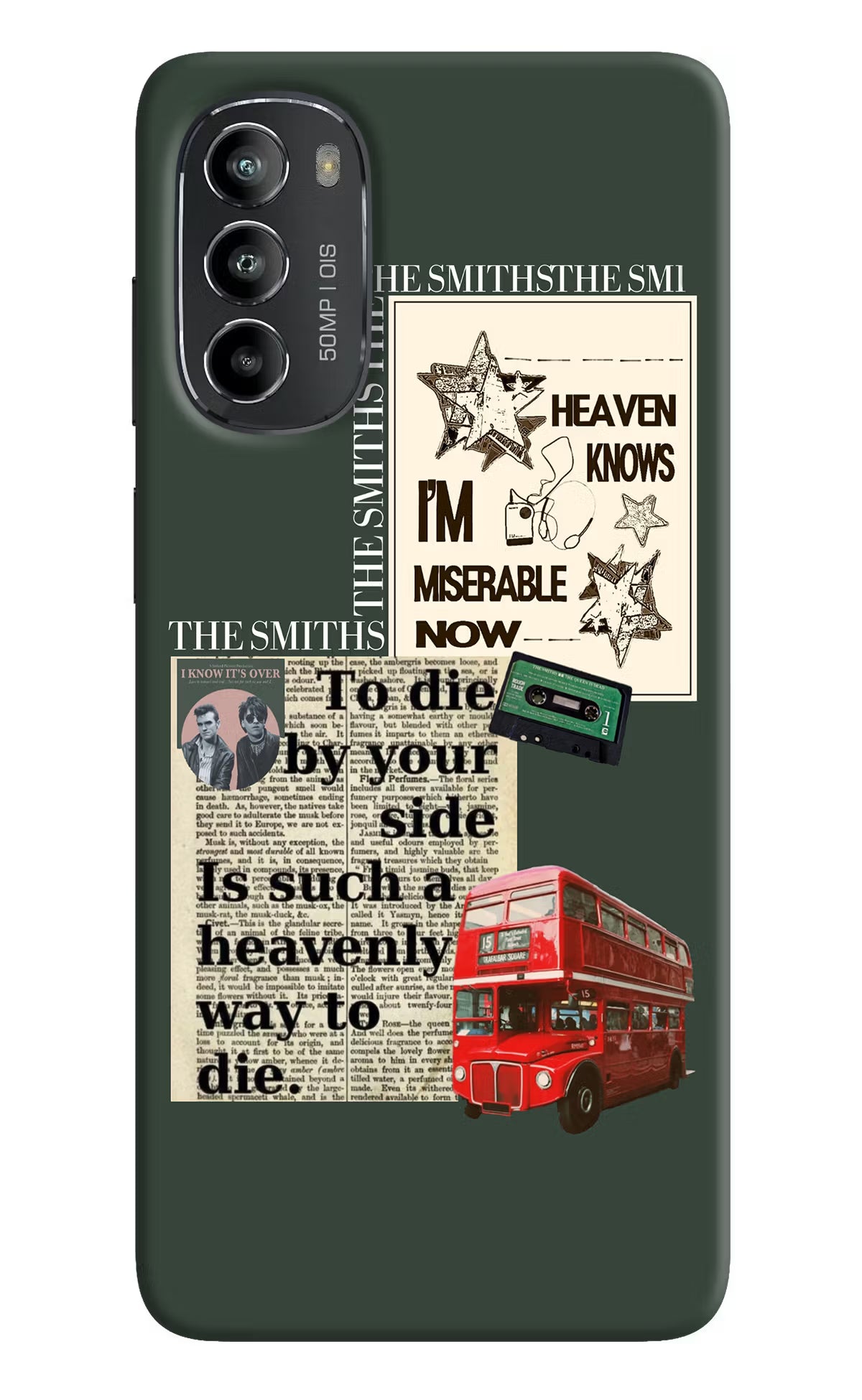 The Smiths Moto G82 5G Hard Case Back Cover by Casekaro
