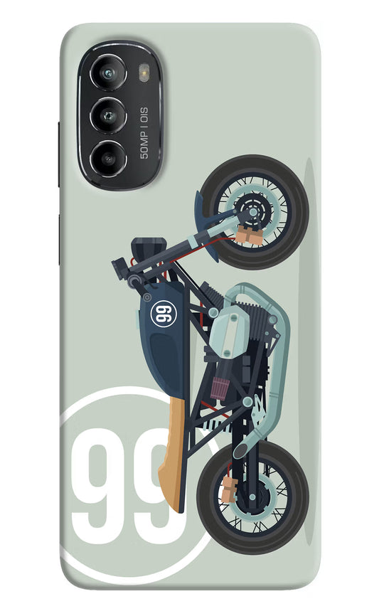 Classic Cafe Racer 99 Moto G82 5G Hard Case Back Cover by Casekaro