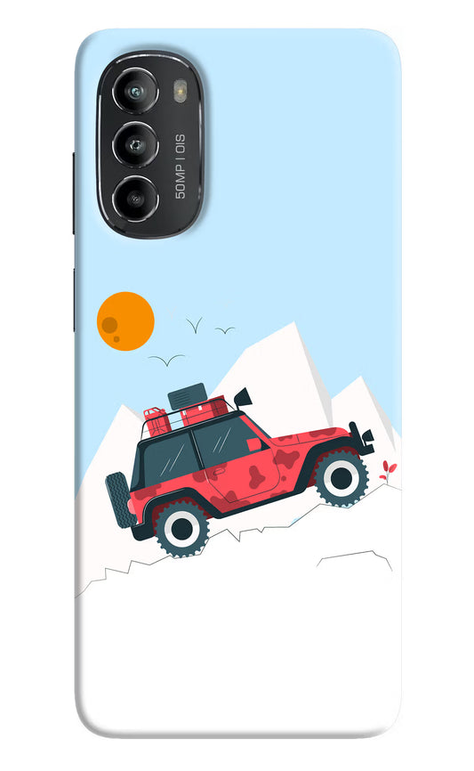 Mountain Trail Beast Moto G82 5G Hard Case Back Cover by Casekaro