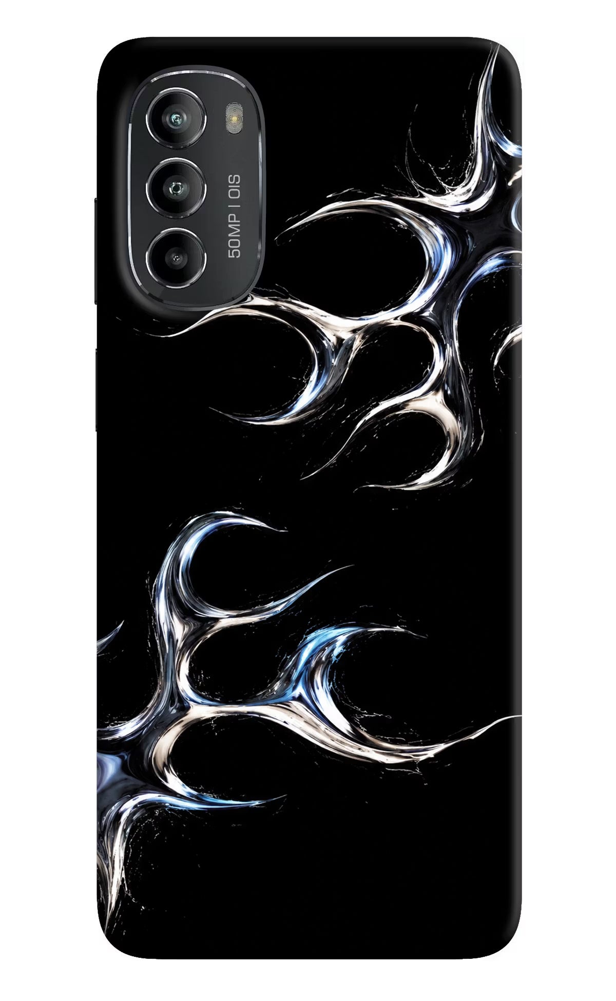 Chrome Tribal Moto G82 5G Hard Case Back Cover by Casekaro