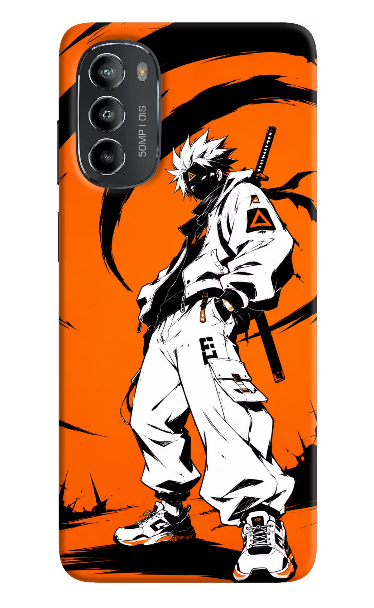 Street Samurai  Moto G82 5G Hard Case Back Cover by Casekaro