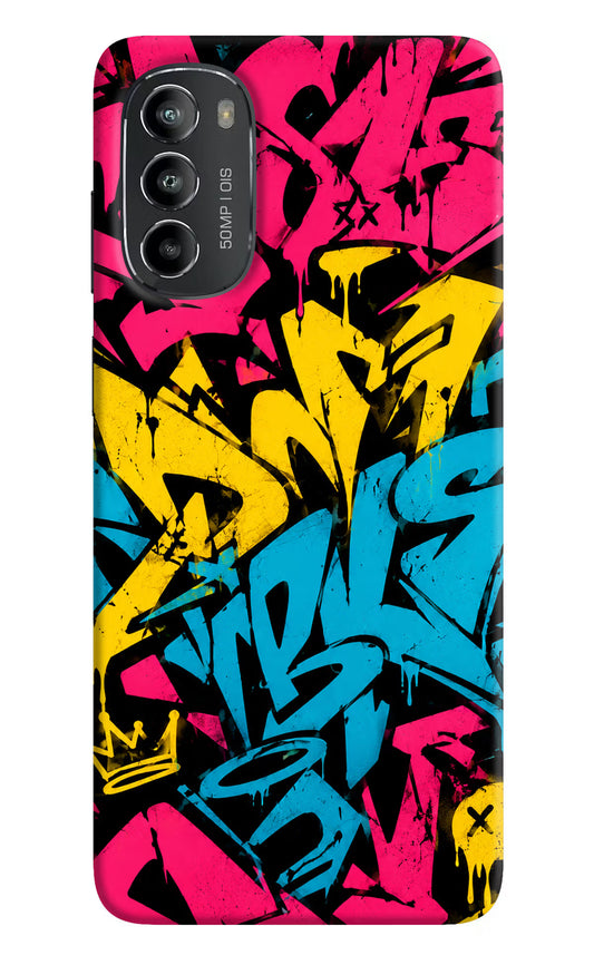 Graffiti Vibe Moto G82 5G Hard Case Back Cover by Casekaro