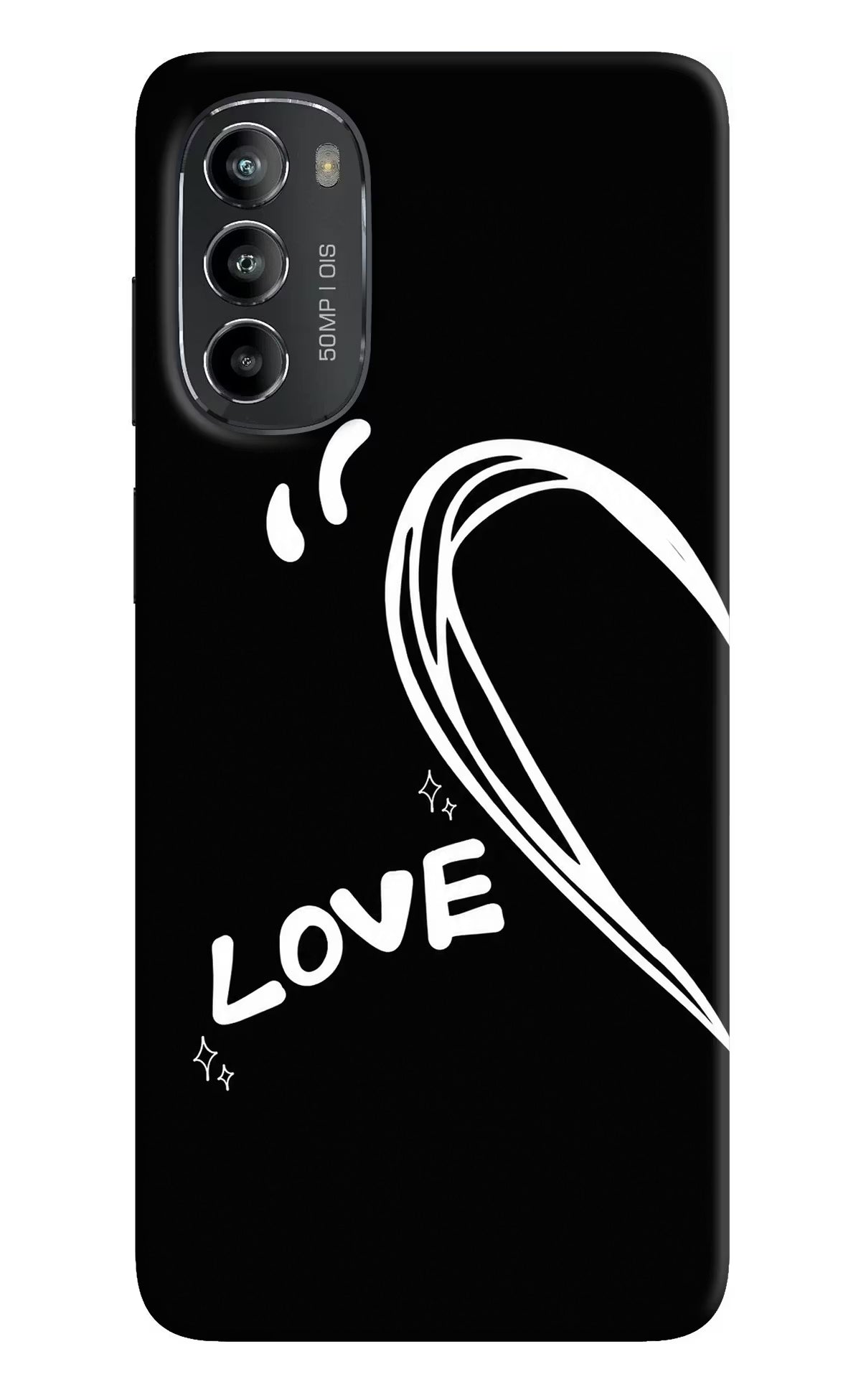 Love Line Moto G82 5G Back Cover