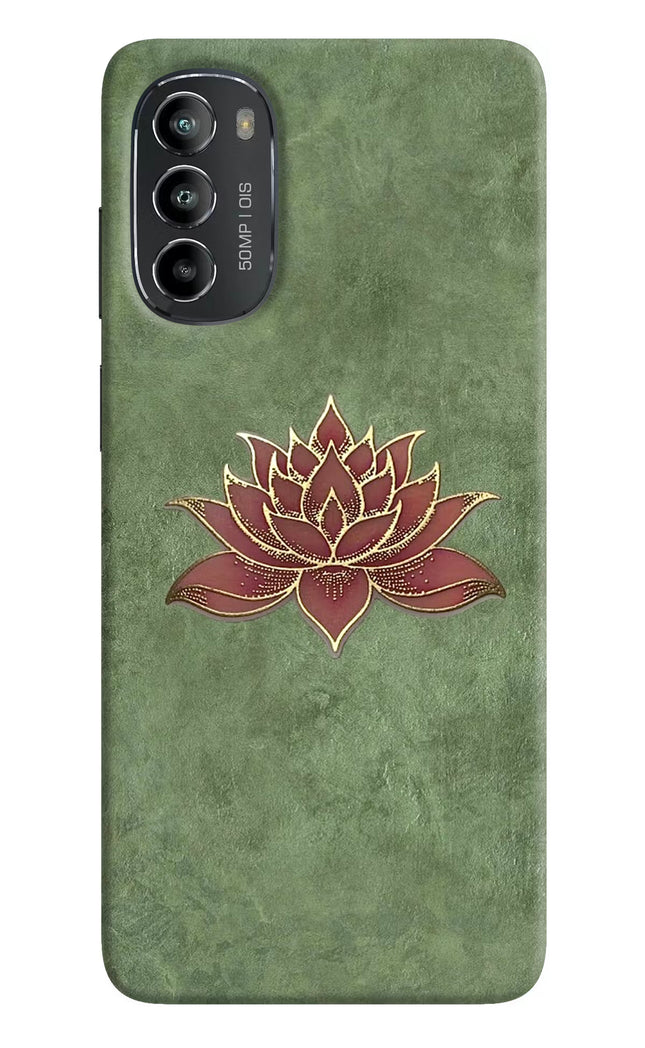 Lotus Grace Moto G82 5G Hard Case Back Cover by Casekaro