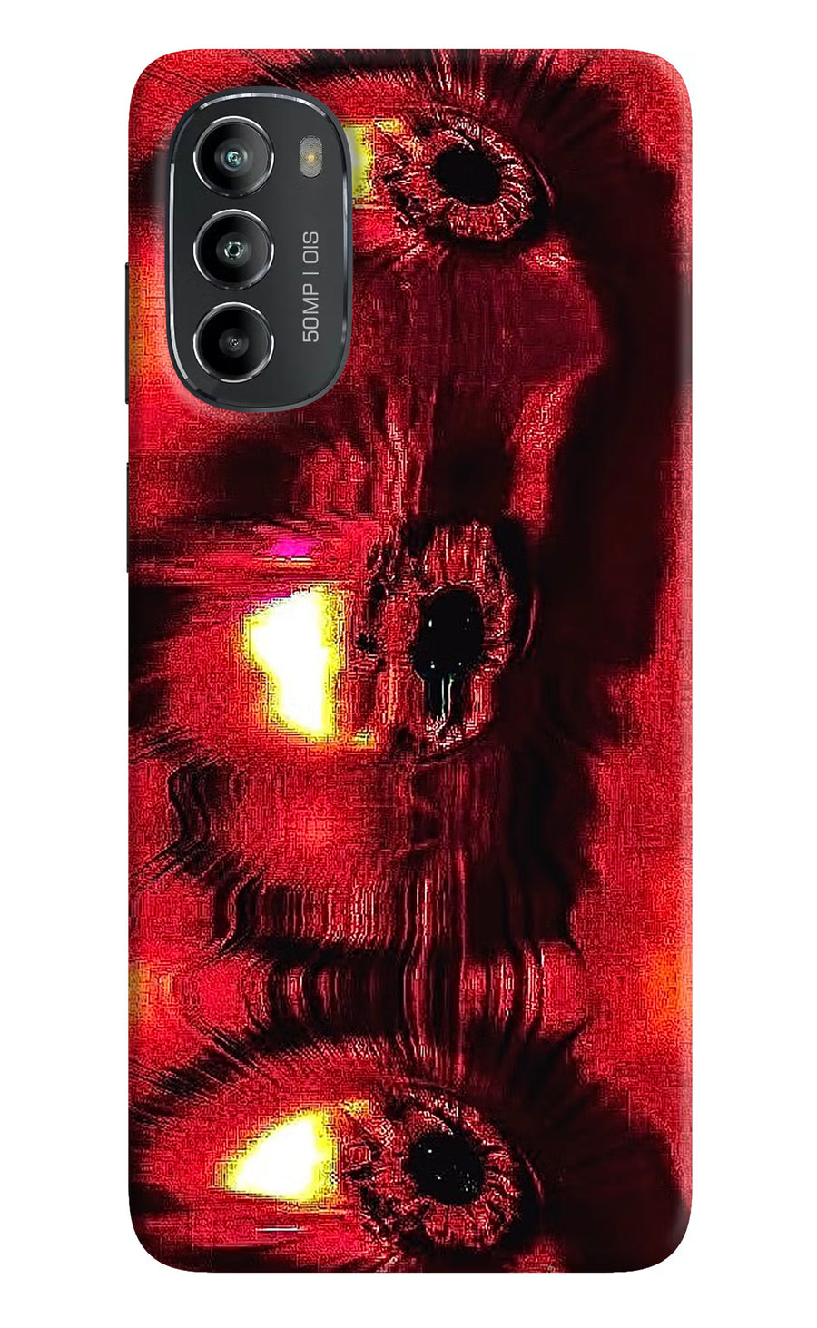 Fire Eye Moto G82 5G Back Cover, Hard case