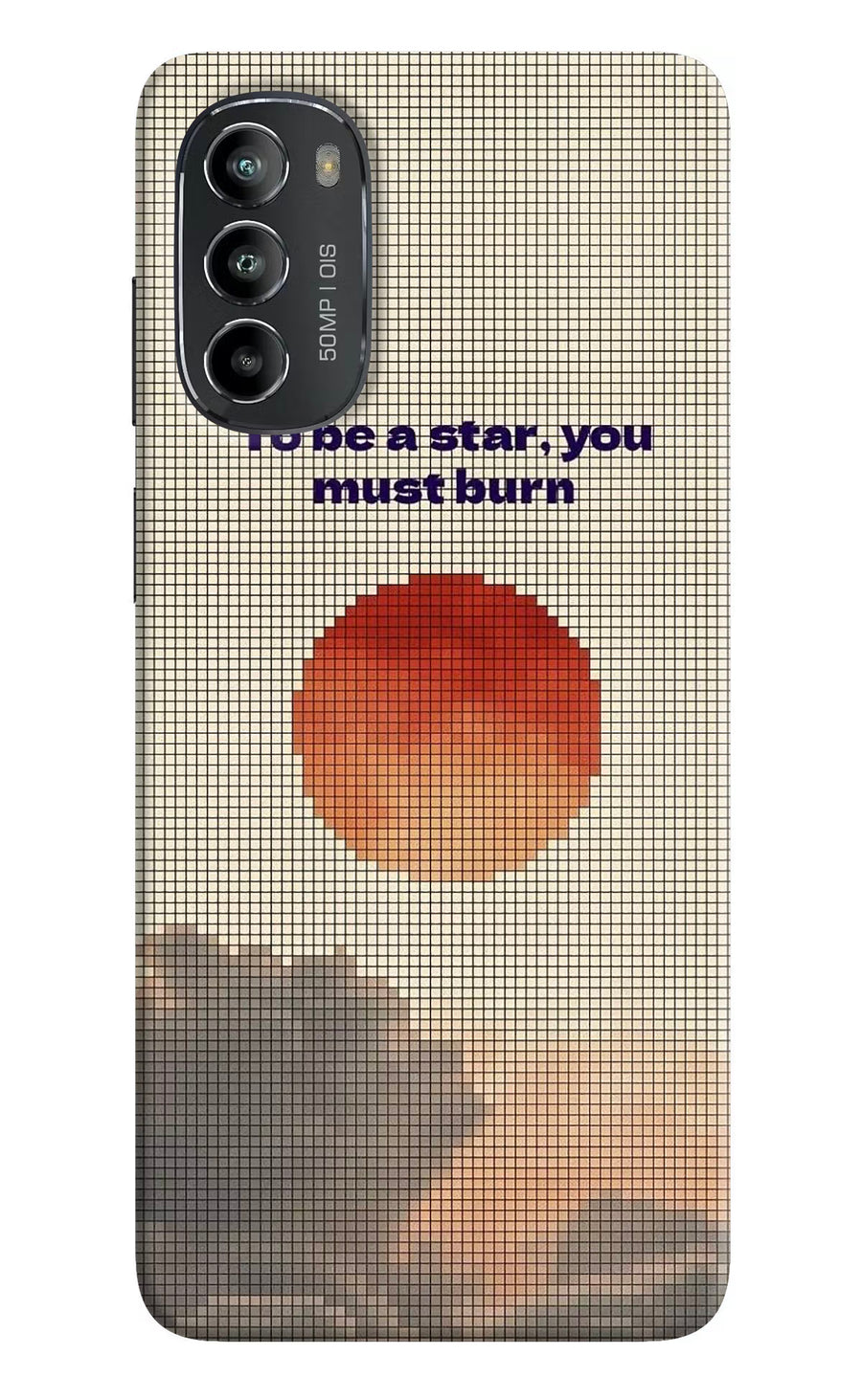 Pixel Sun Moto G82 5G Back Cover, Hard case