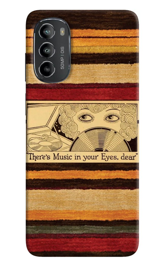 Vinyl Stripes Moto G82 5G Hard Case Back Cover by Casekaro