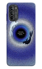 Dark Koi Moto G82 5G Hard Case Back Cover by Casekaro