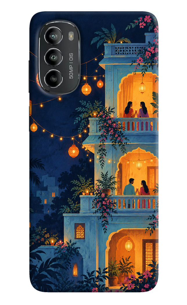 Balcony Glow Moto G82 5G Hard Case Back Cover by Casekaro