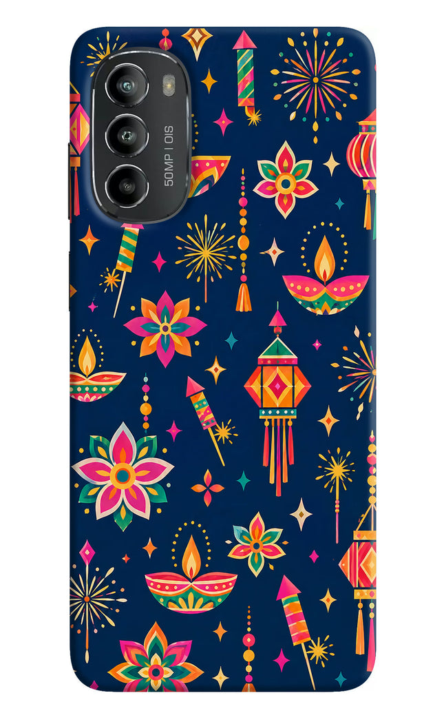 Festive Pop Moto G82 5G Hard Case Back Cover by Casekaro