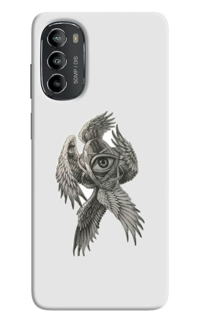 Accurate Angel Moto G82 5G Hard Case Back Cover by Casekaro