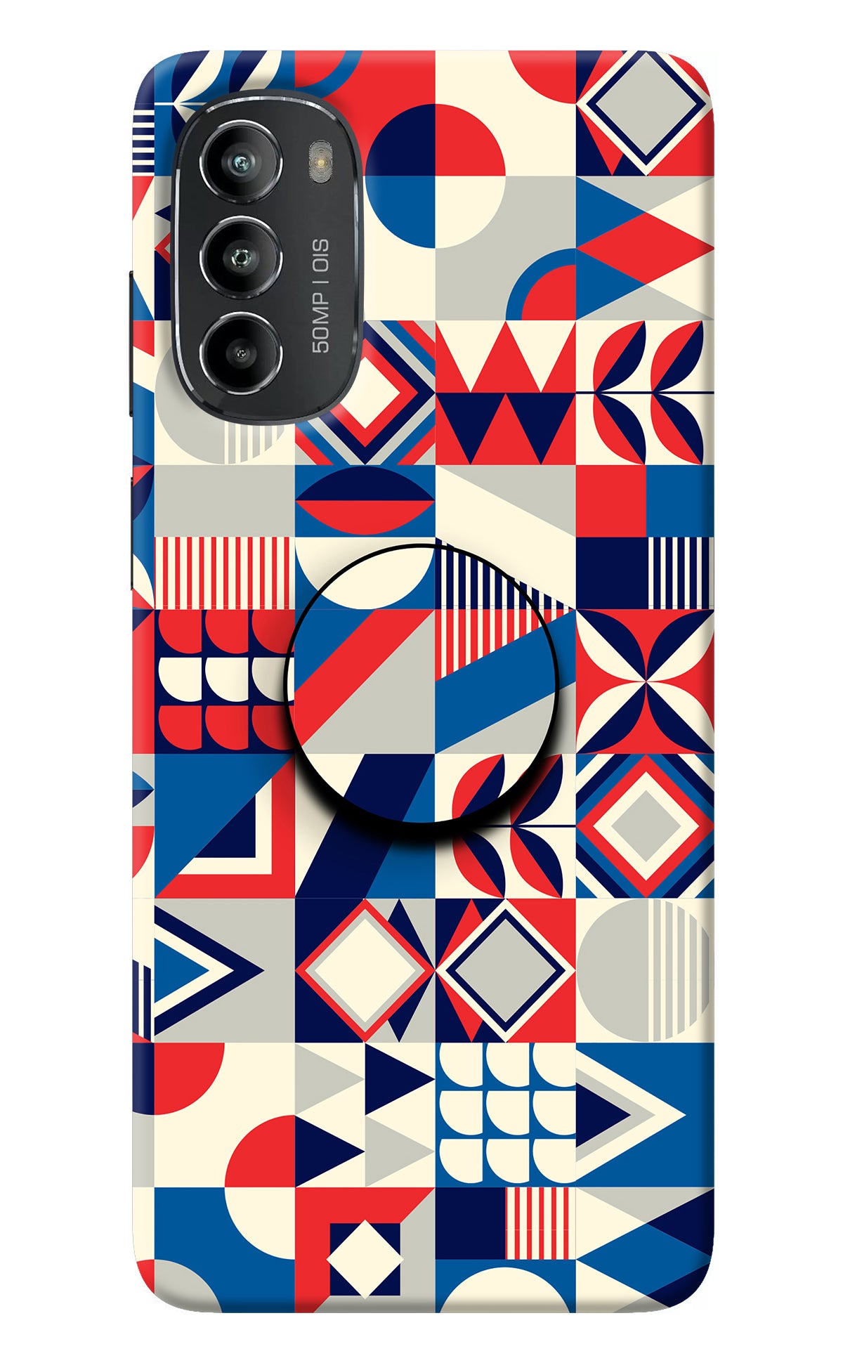 Colorful Pattern Moto G82 5G Pop Case