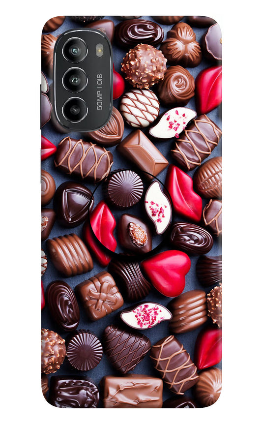 Chocolates Moto G82 5G Pop Case by Casekaro