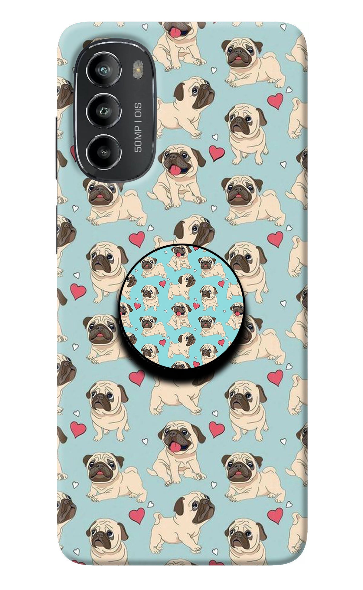 Pug Dog Moto G82 5G Pop Case