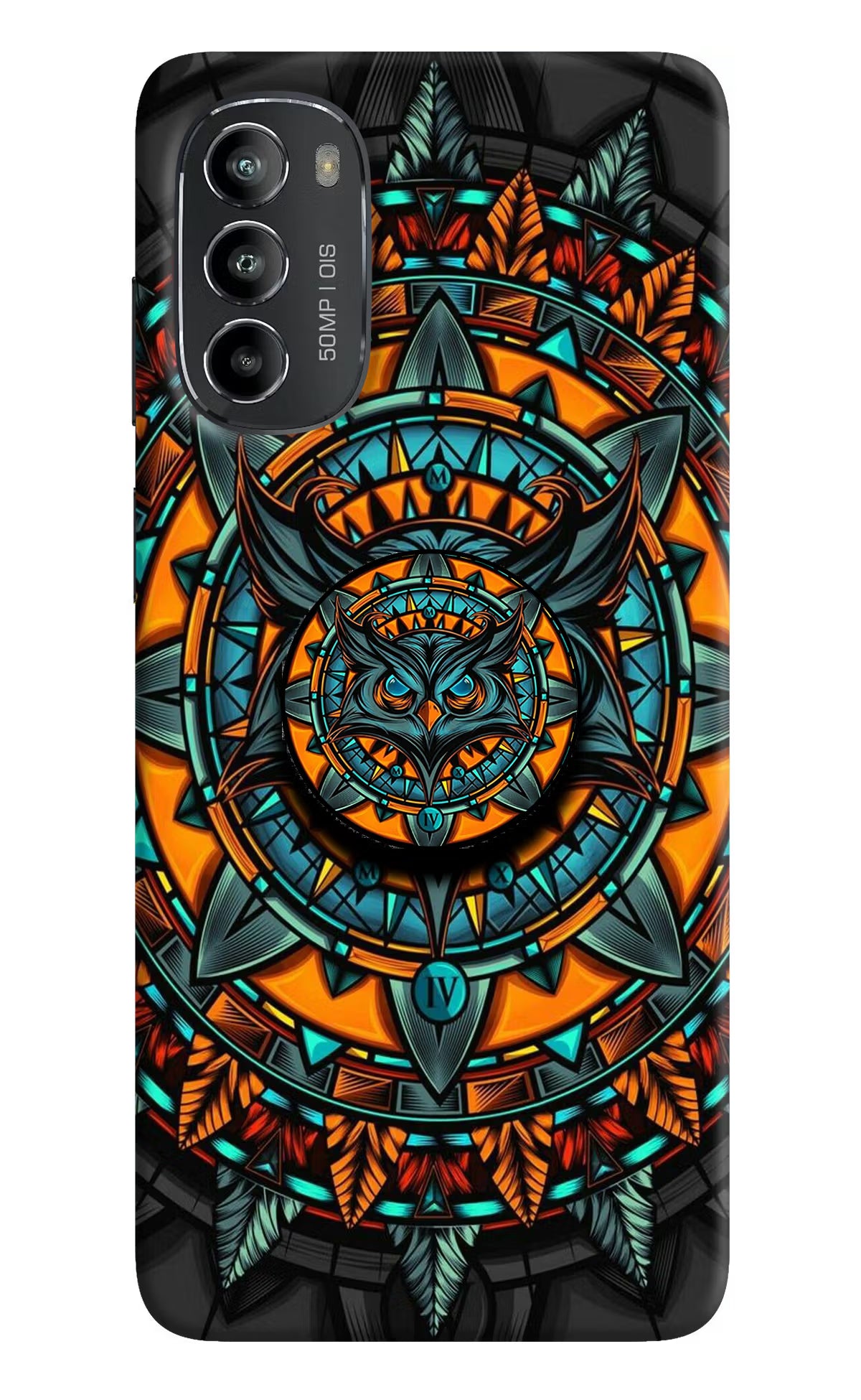 Angry Owl Moto G82 5G Pop Case by Casekaro