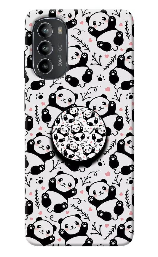 Cute Panda Moto G82 5G Pop Case