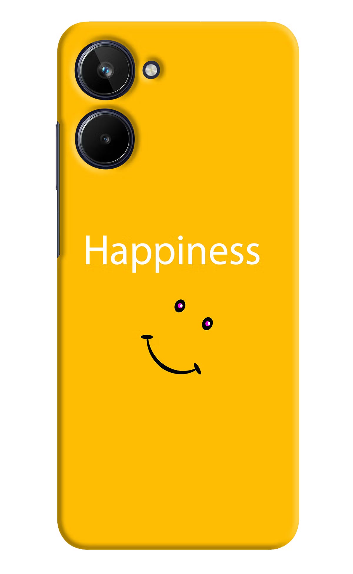 Happiness With Smiley Realme 10 Hard Case Back Cover by Casekaro