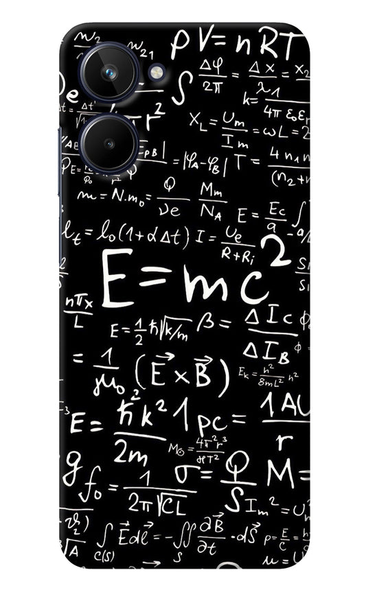 Physics Albert Einstein Formula Realme 10 Back Cover