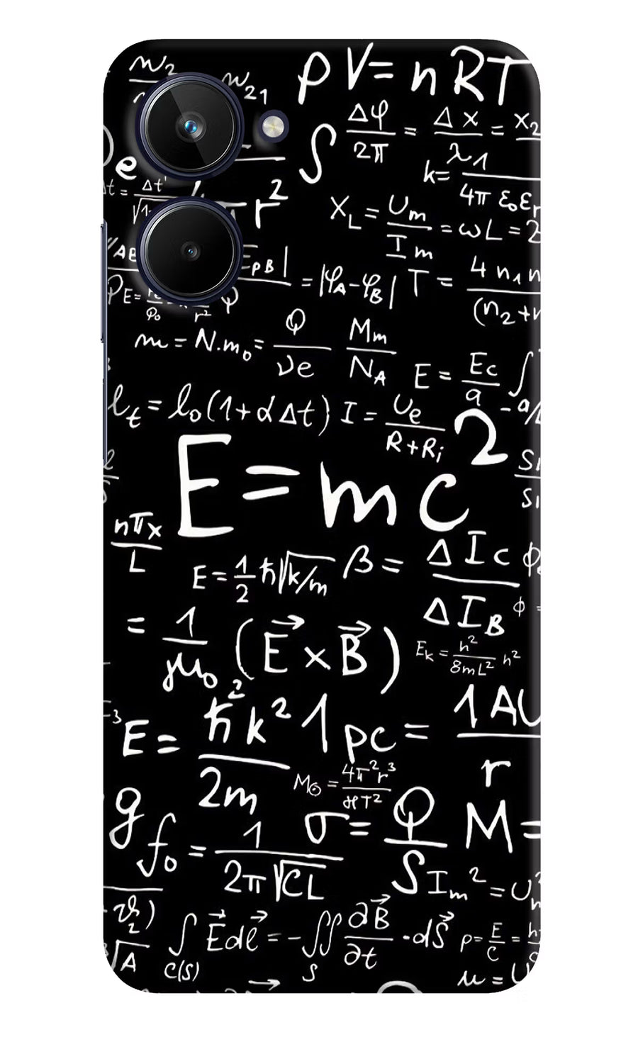 Physics Formula Realme 10 Back Cover, Hard case