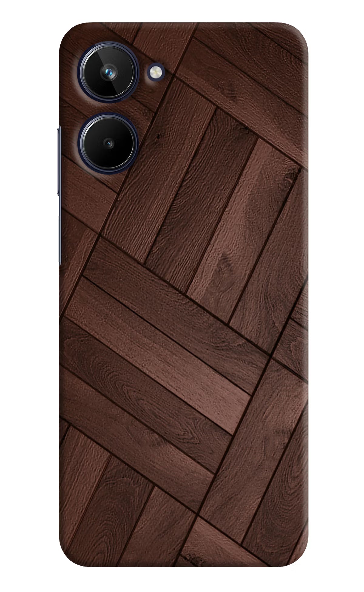 Wooden Texture Design Realme 10 Hard Case Back Cover by Casekaro