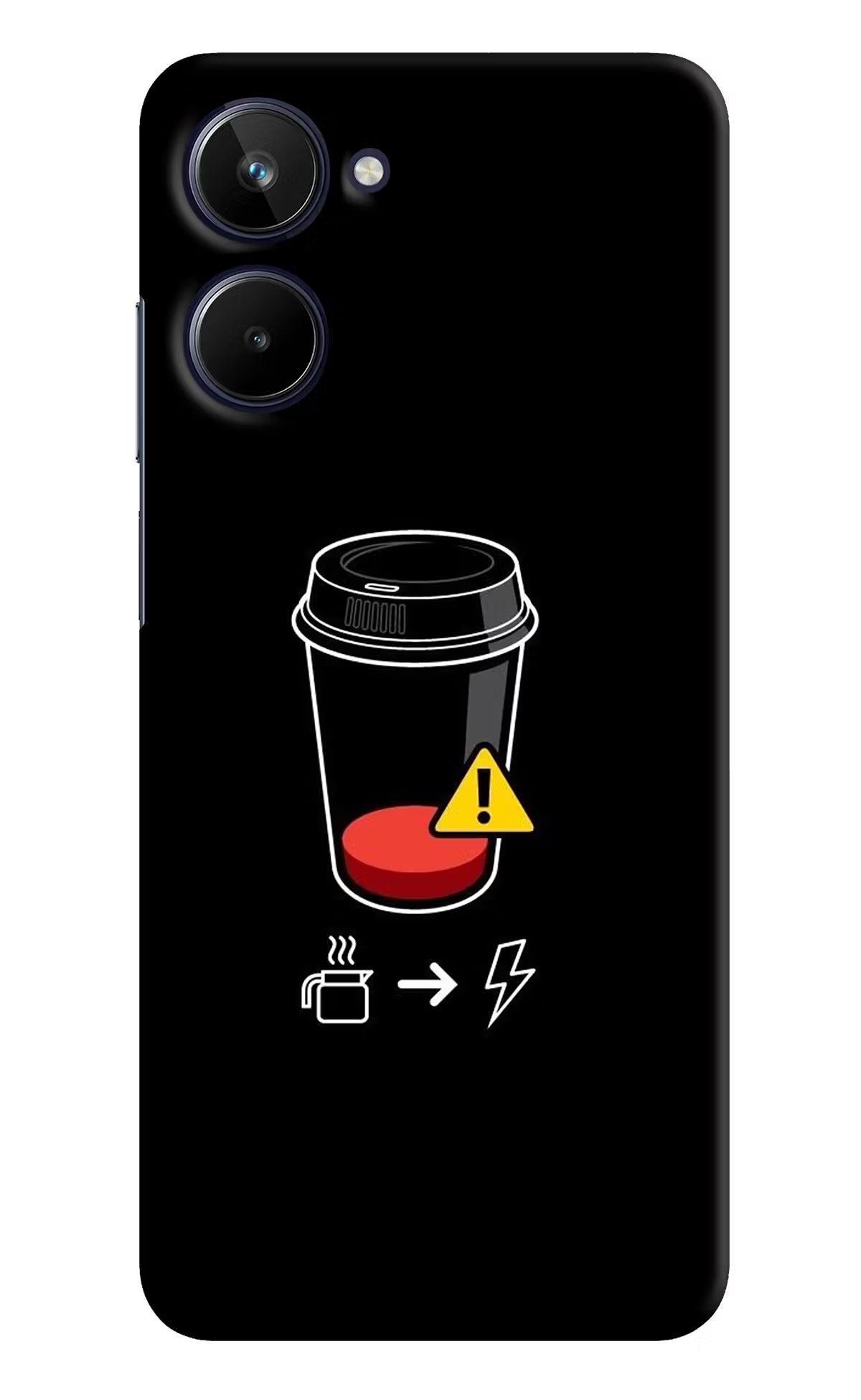 Coffee Realme 10 Hard Case Back Cover by Casekaro