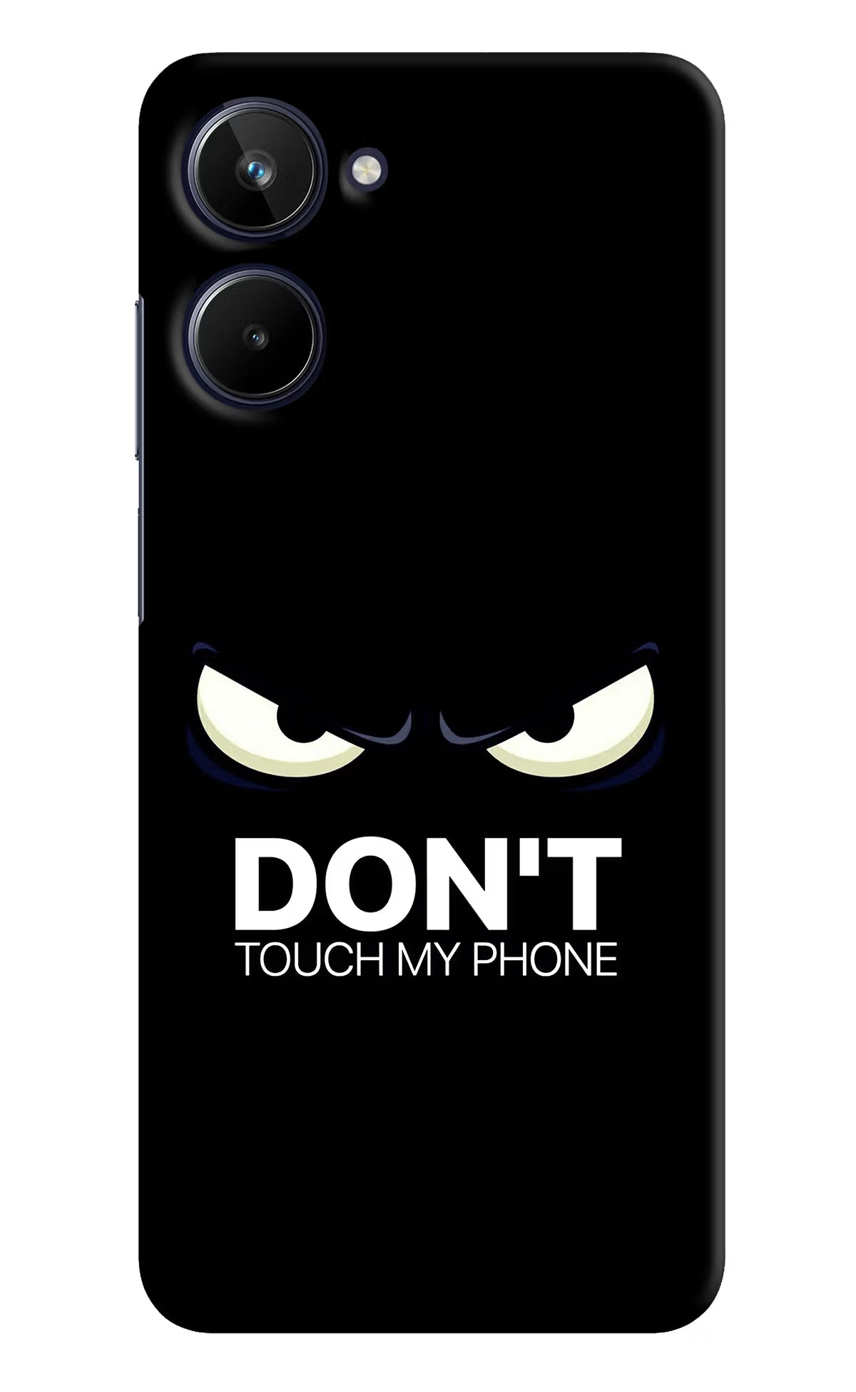 Don'T Touch My Phone Realme 10 Hard Case Back Cover by Casekaro